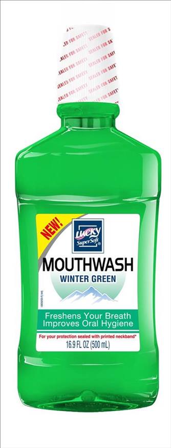 Lucky Mouthwash Winter green 16.9 oz