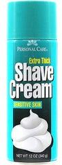 Personal Care Shave Cream Foam Sensitive 12 oz