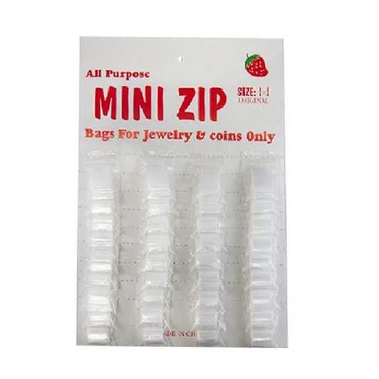 Mini Zip Jewelry & Coins Bags 36CT