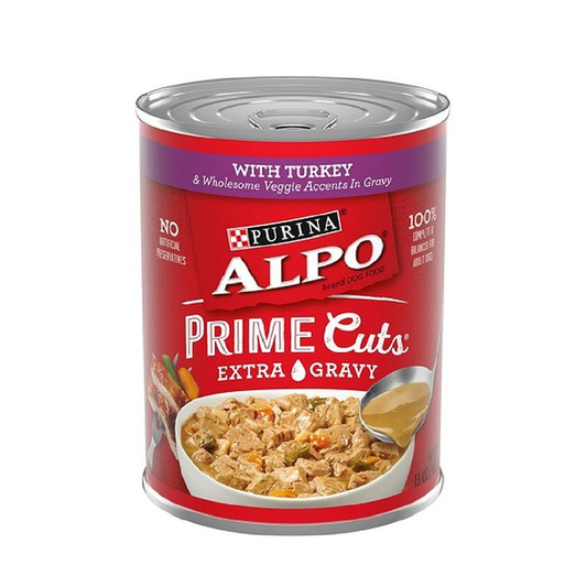 Purina Alpo Prime Cuts Cans 13oz Turkey Veggie