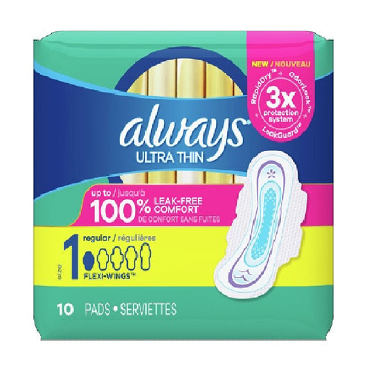 Always Wings Ultra Thin Pads 10CT