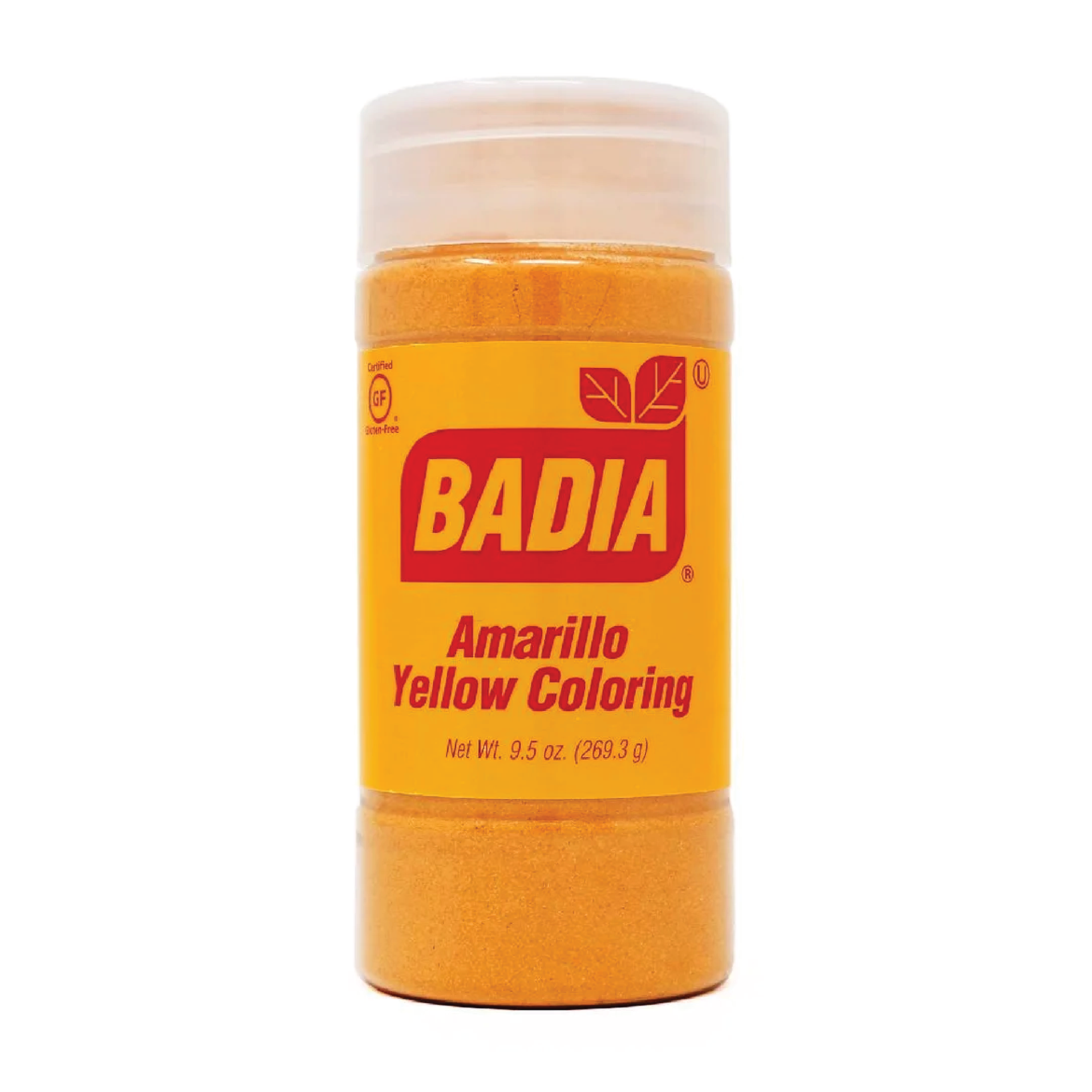 Badia Amarillo Yellow Coloring Shaker 4.25oz