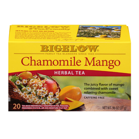 Bigelow Chamomile Mango Herbal Tea | 20 Tea Bags