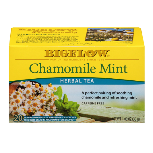 Bigelow Chamomile Mint Herbal Tea | 20 Tea Bags