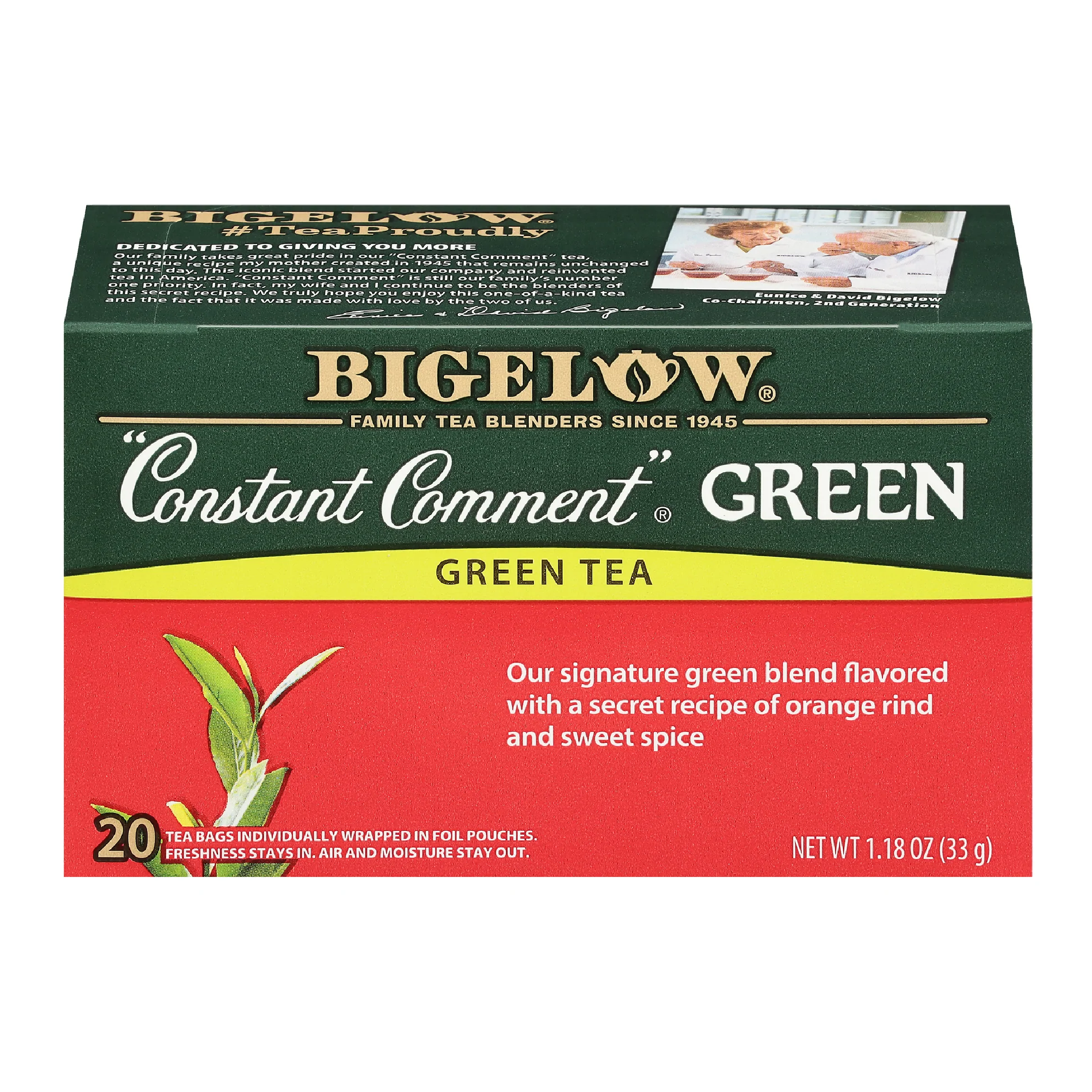 Bigelow Constant Comment Green Tea | 20 Tea Bags