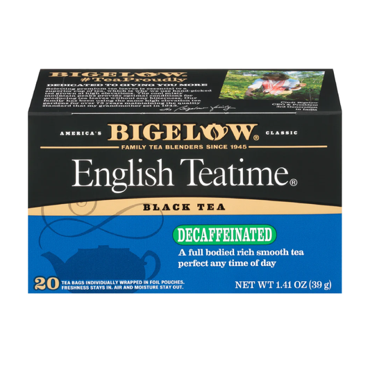 Bigelow English Teatime Decaffeinated Black Tea | 20 Tea Bags
