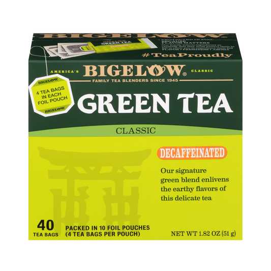 Bigelow Classic Decaffeinated Green Tea | 40 Tea Bags