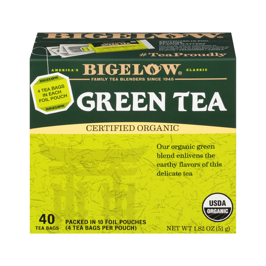 Bigelow Certified Organic Green Tea | 40 Tea Bags
