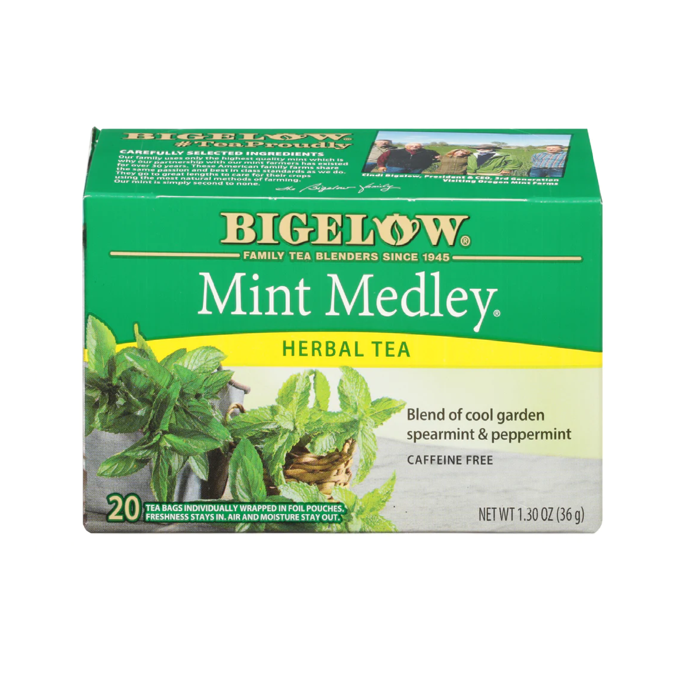 Bigelow Mint Medley Herbal Tea | 20 Tea Bags