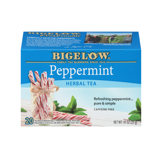 Bigelow Peppermint Herbal Tea | 20 Tea Bags
