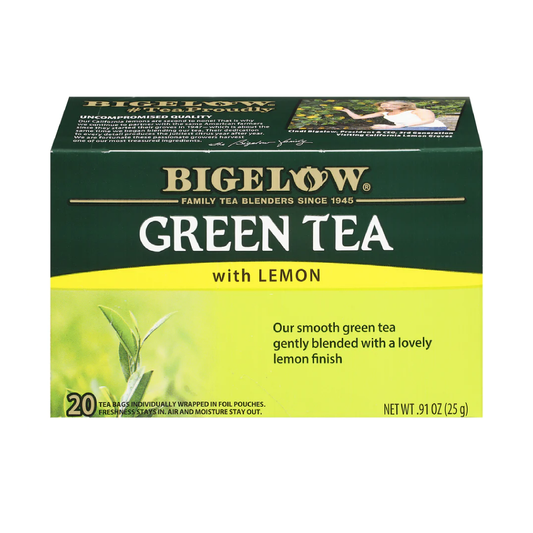 Bigelow Lemon Green Tea | 20 Tea Bags