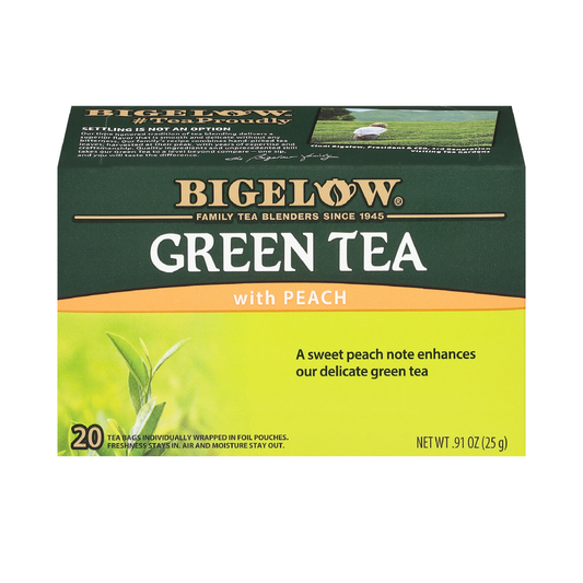 Bigelow Peach Green Tea | 20 Tea Bags
