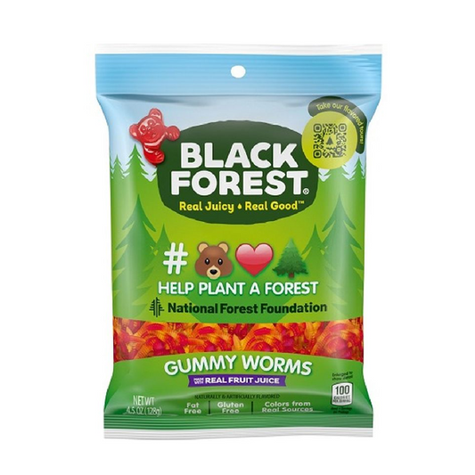 Black Forest Gummy Worms 4.5OZ