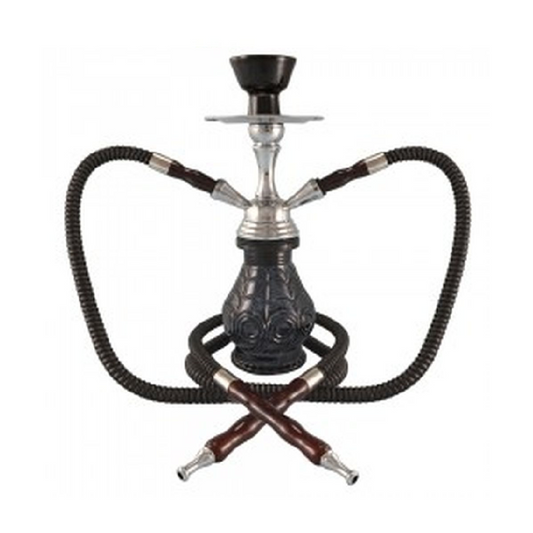 Hookah With Double Hoses 10" Assorted