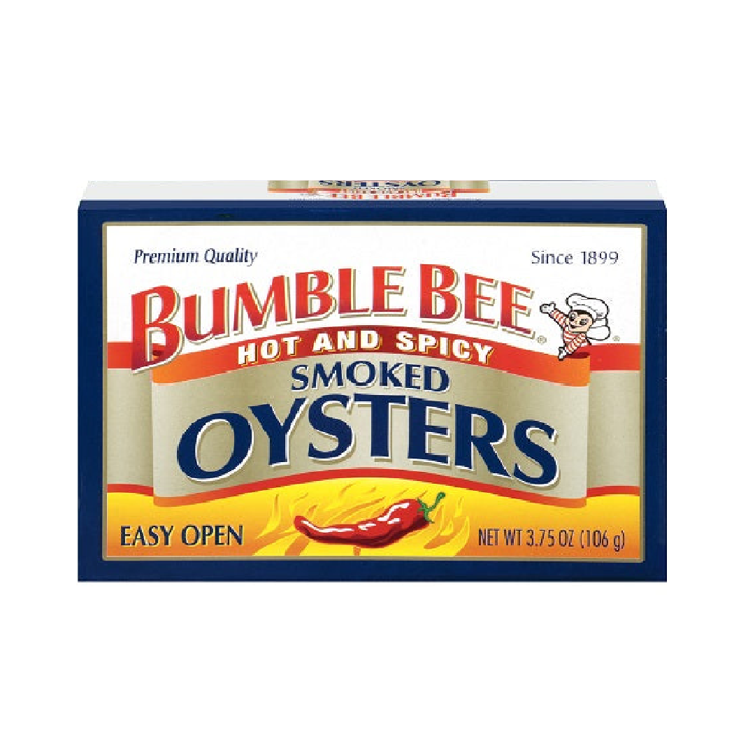 Bumble Bee Hot & Spicy Smoked Oysters 3.75OZ