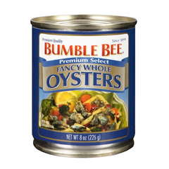 Bumble Bee Fancy Whole Oysters 8OZ