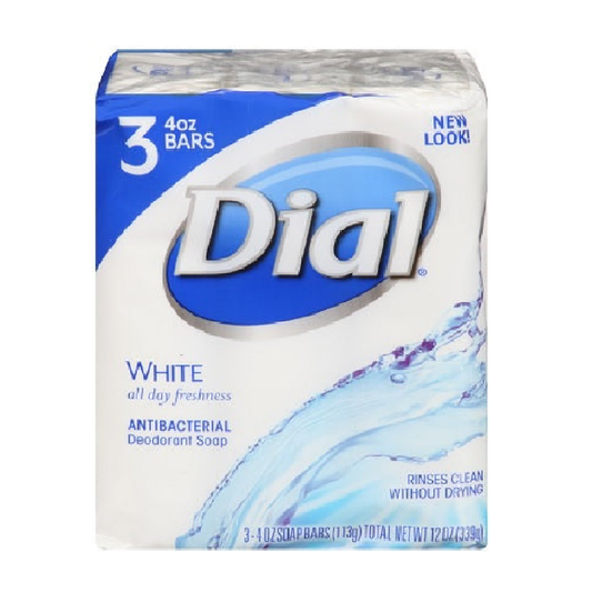 Dial White Antibacterial Soap 4OZ