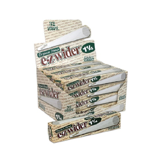 E-Z Wider Organic Hemp Cones 1 1/4