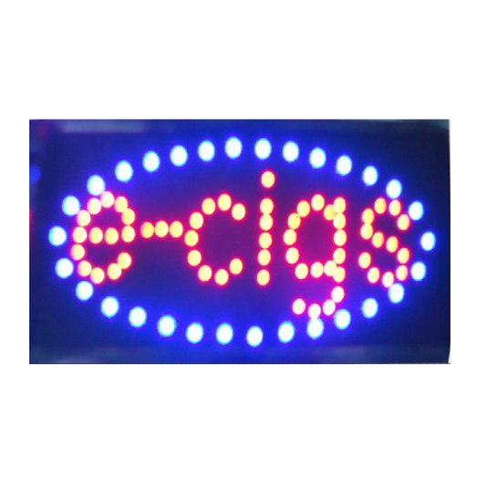 E-Cigs LED Sign