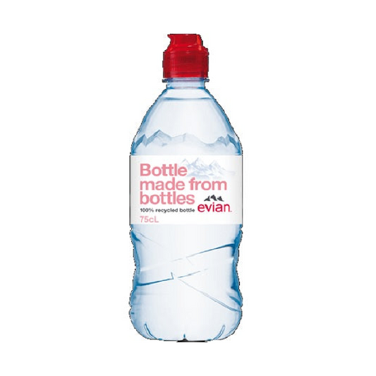 Evian Sports Cap Bottled Water 25OZ