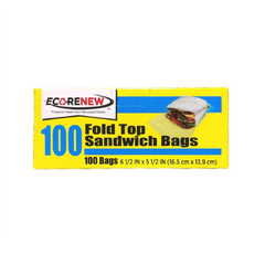 Eco-Renew Fold Top Sandwich Bags (100 Bags)