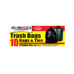 Eco-Renew 26 Gallon Trash Bags (10 Bags)