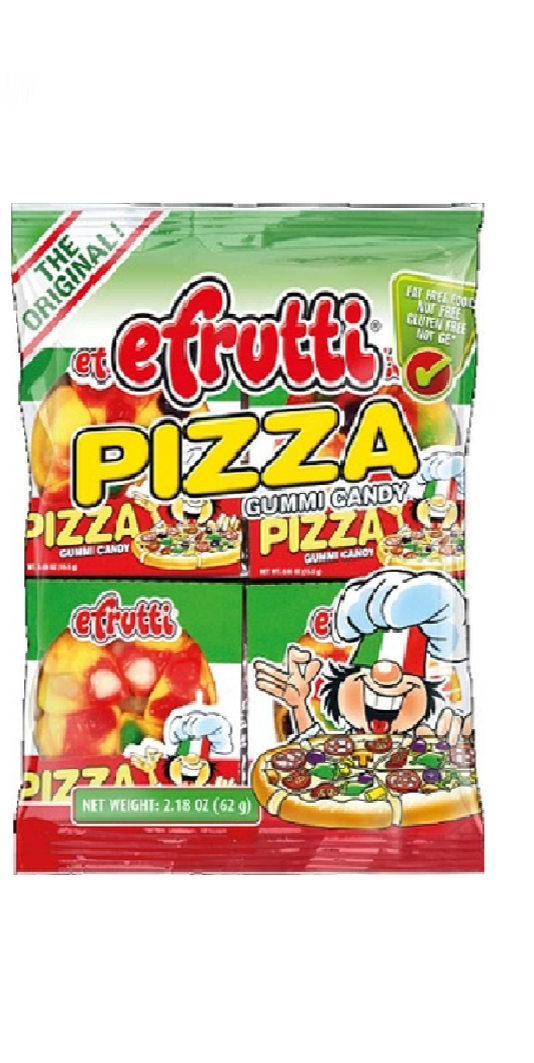 Efrutti Gummi Candy Pizza 2.2 oz