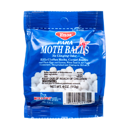 Enoz Moth Balls 4OZ