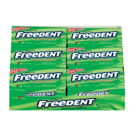 Freedent Peppermint Gum 15CT