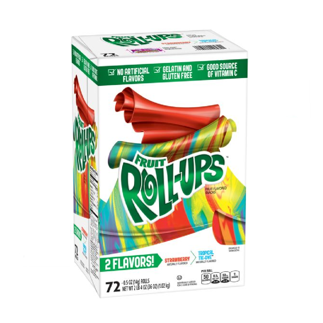 Fruit Roll-Ups Assorted Box 72ct
