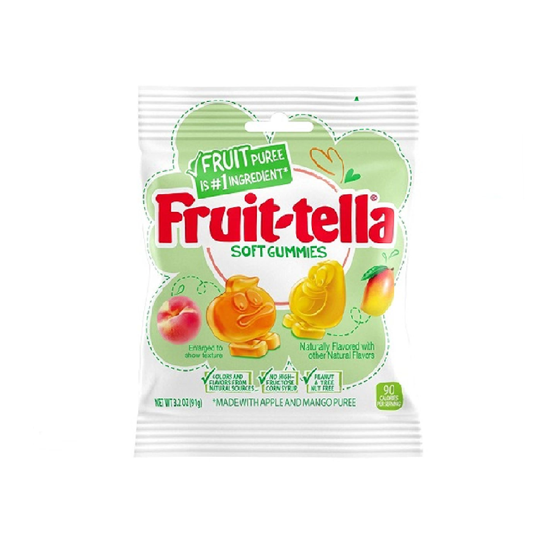 Fruit-Tella Soft Gummies Peach/Mango 3.2oz