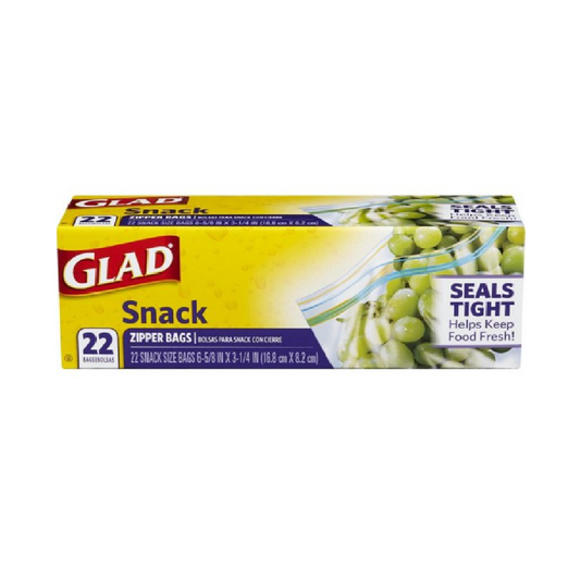 GLAD Zipper Snack Bags