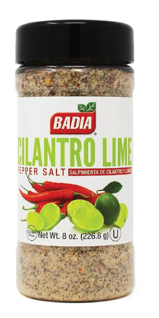 Badia Cilantro Lime Pepper Salt Shaker 8oz