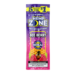 Hemp Zone Bee Berry Wraps 5pk