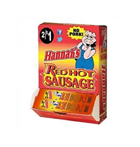 Hannah's Red Hot Sausages Regular .7oz