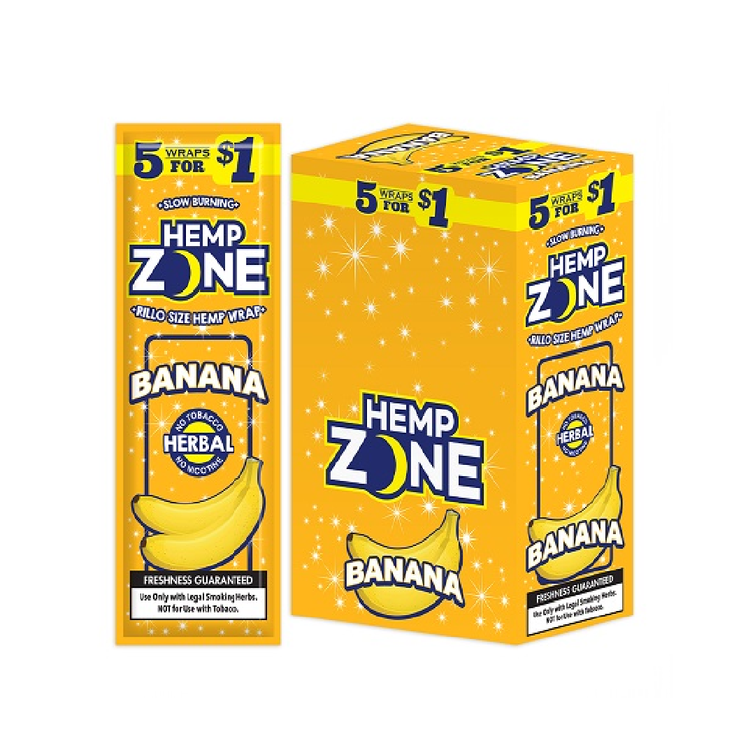 Hemp Zone Banana Rolling Wraps