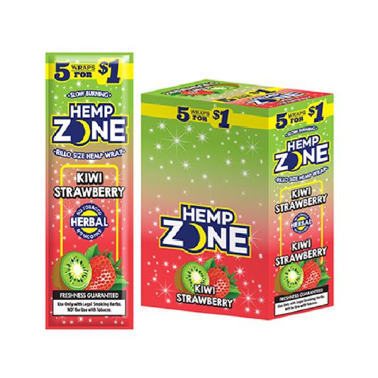 Hemp Zone Kiwi Strawberry Rolling Wraps