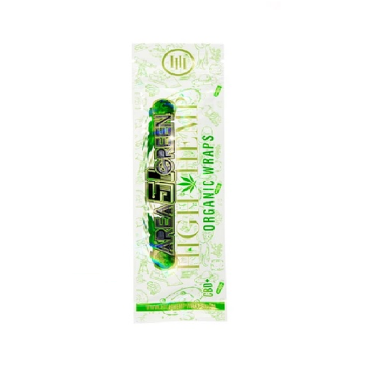 High Hemp Green Apple Organic Rolling Wraps