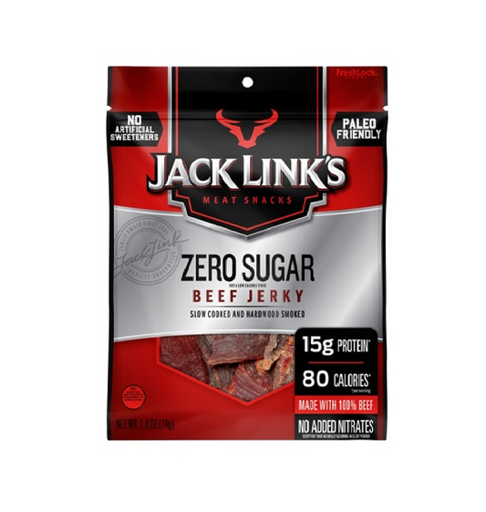 Jack Links Zero Sugar Jerky 2.6OZ