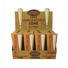 JOB Virgin Unbleached Rolling Cones King Size