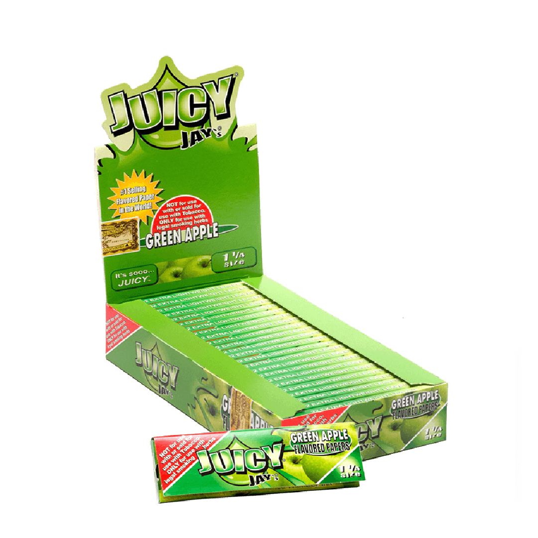 Juicy Jay's Green Apple Rolling Papers 1 1/4