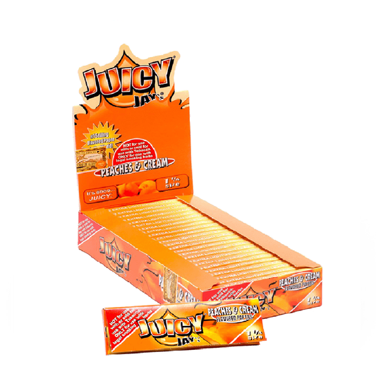 Juicy Jay's Peaches & Cream Rolling Papers 1 1/4