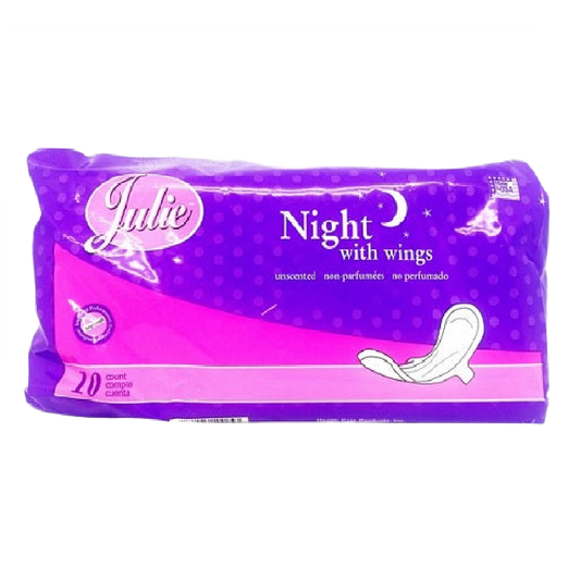 Julie Night With Wings Maxi Pads 10CT