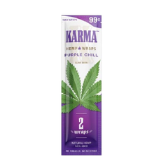 Karma Purple Chill Hemp Wraps 2pk