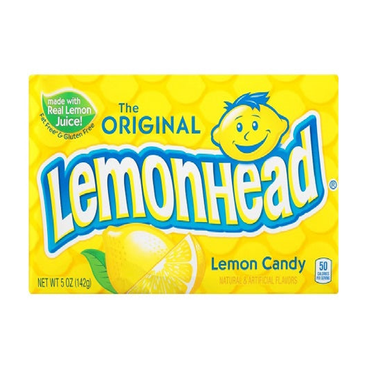 Original Lemonhead Box Lemon Candy 5OZ