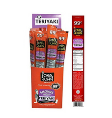 Long John Sausage Sticks Teriyaki 1 oz