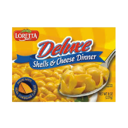 Loretta Deluxe Shells & Cheese Dinner 8OZ