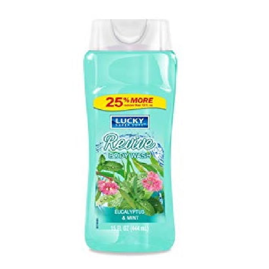 Lucky Body Wash Eucalyptus & Mint 15OZ