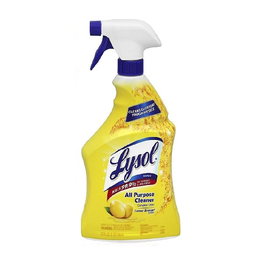 Lysol All-Purpose Lemon Spray Bottles 32OZ