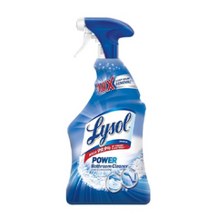 Lysol Power Bathroom Cleaner Spray Bottles 22OZ